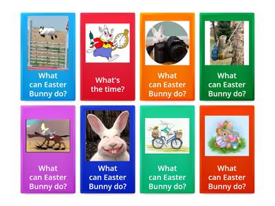 grade3 Easter Bunny online lesson