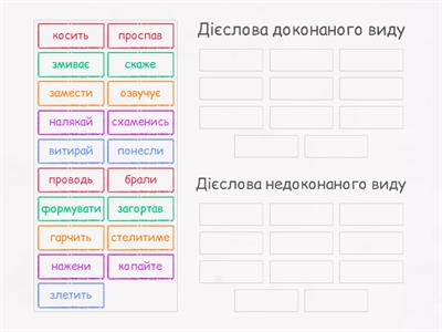 Види дієслів