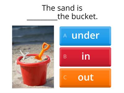  Beach (prepositions)