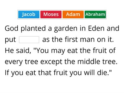 Adam and Eve's Story
