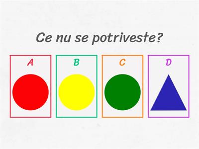 FunLab: Ce nu se potrivește? (forme geometrice)