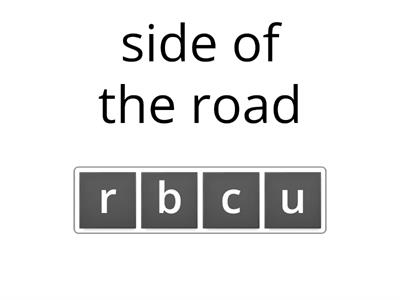 R-control word scramble