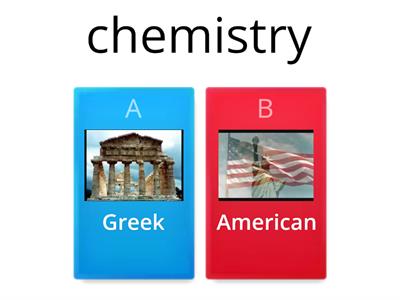 9.1 Is it Greek or American?