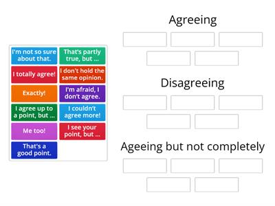 Agreeing/disagreeing politely