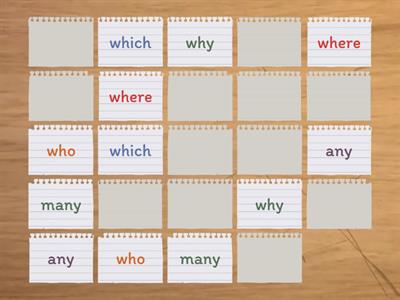 Tricky Words Matching - Green