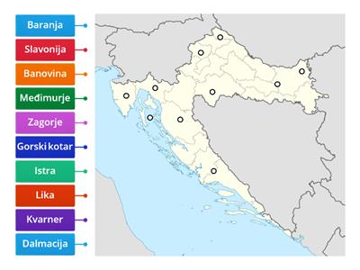  Povijesne/tradicionalne regije Hrvatske Ilijana
