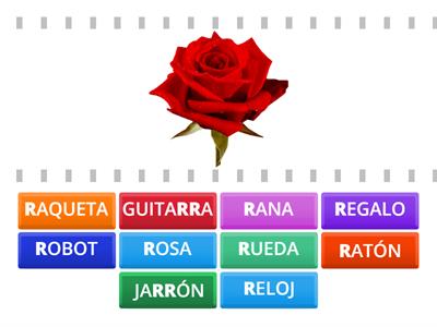 TARJETAS VOCABULARIO ROTACISMO