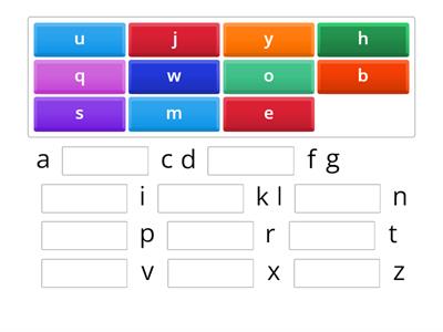 1.3 SO-Starter  ABC missing letters 