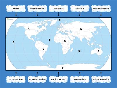 Geography (continents and oceans)