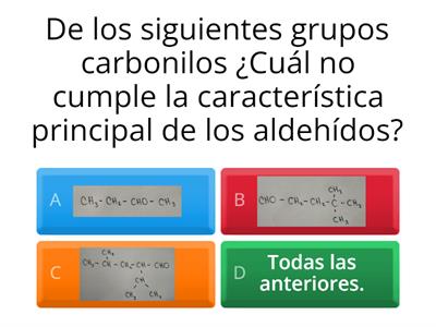 Cetonas y Aldehidos 