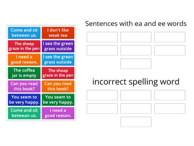 ee and ea sentences
