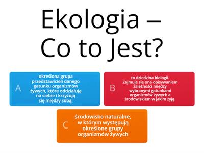 Ekologia - Quiz