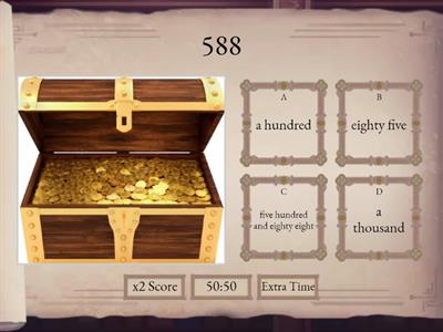 Treasure and numbers