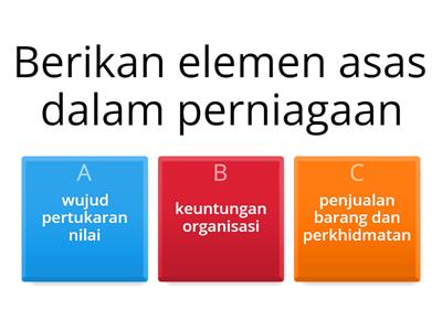 Quiz Pengajian Perniagaan 