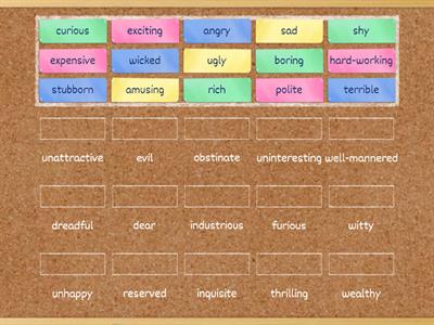 35 Synonyms - more adjectives 