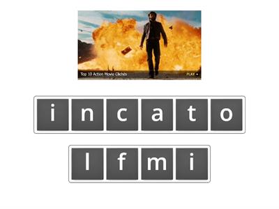 Next Move 2 unit 2 Types of film make a word