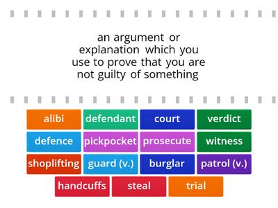 Close-Up B1+ - Unit 11 - Crime and law vocabulary