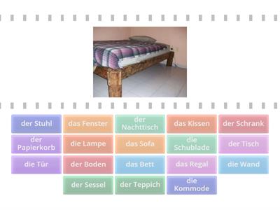 Wortschatz Möbel/Zimmer