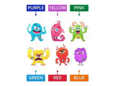 COLORS MONSTERS
