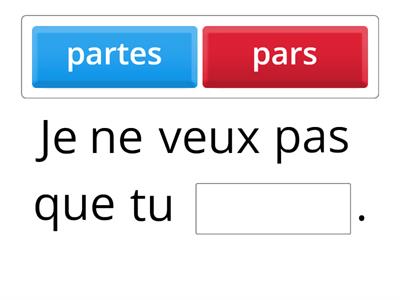 TU B1 - Subjonctif ou indicatif ? 