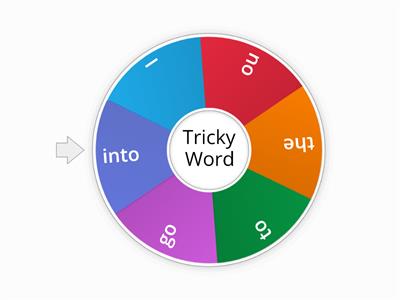 Phase 2 Tricky Word Wheel 