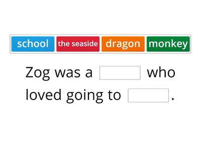 EAL Y1 Learning Round Up - ZOG