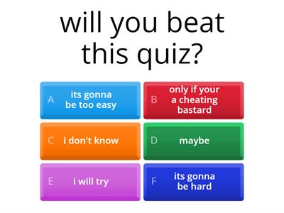 impossible quiz