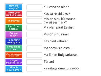 Travel vocabulary 2