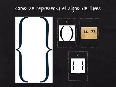 Signo de llaves 