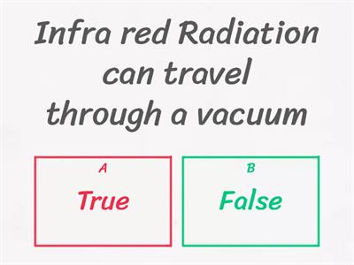 Infra Red Radiation Quiz