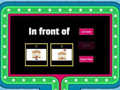 ESL Prepositions of Place (In the City)