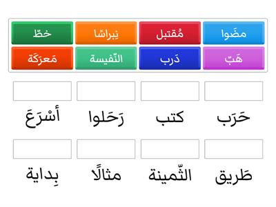 حين تحلق النسور 1 مفردات