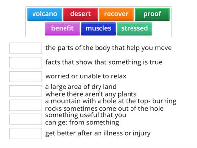 L2 Class 11C Vocabulary Benefits of Hot Springs