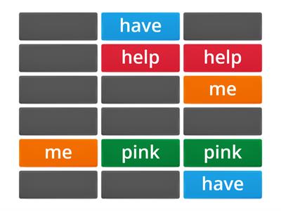 Red Words for IMSE Decodable Readers #12-15