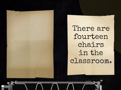 Things in a classroom. There is / are ... (Kid's Box 2)