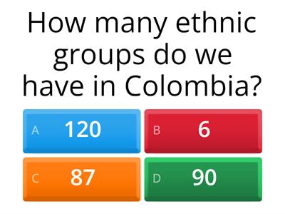 Colombian indigenous groups Trivia