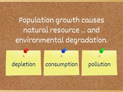 Environmental problems and solutions.