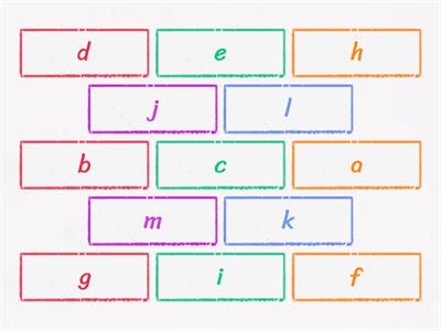 Upper and Lower Case Aa-Mn