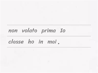 Gli avverbi di frequenza con il passato prossimo.