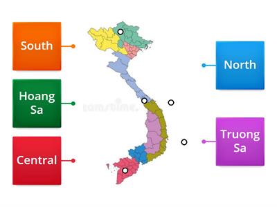 Regions in Vietnam-grade 1