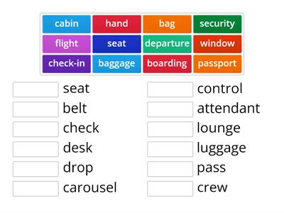 Airport compound words