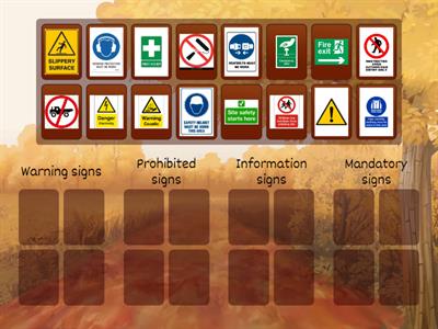 Safety signs