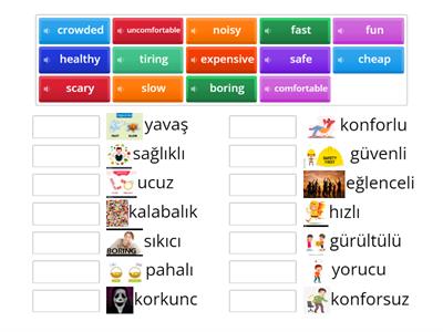 Adjectives (for vehicles)