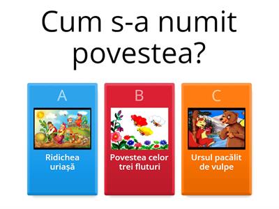 Povestea celor trei fluturi