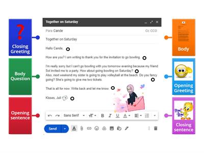 Email/Letter Format