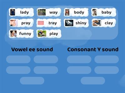 /Y/ Sounds as Vowel ee or Consonant Y