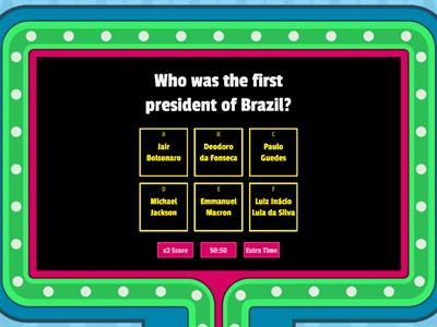 Brazil Gameshow Quiz