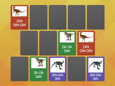 D-äänteen harjoittelu (d-drillit): dinomuistipeli