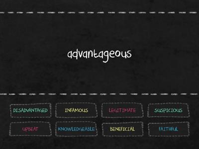 adjectives and their synonyms