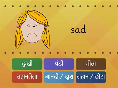 Adjectives in Marathi